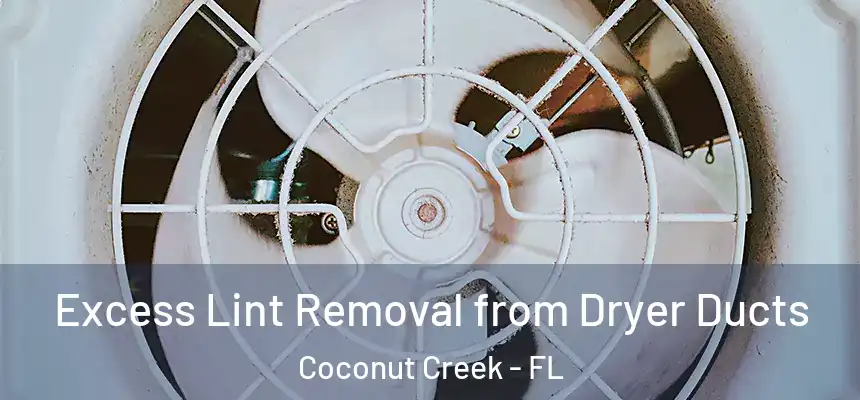 Excess Lint Removal from Dryer Ducts Coconut Creek - FL